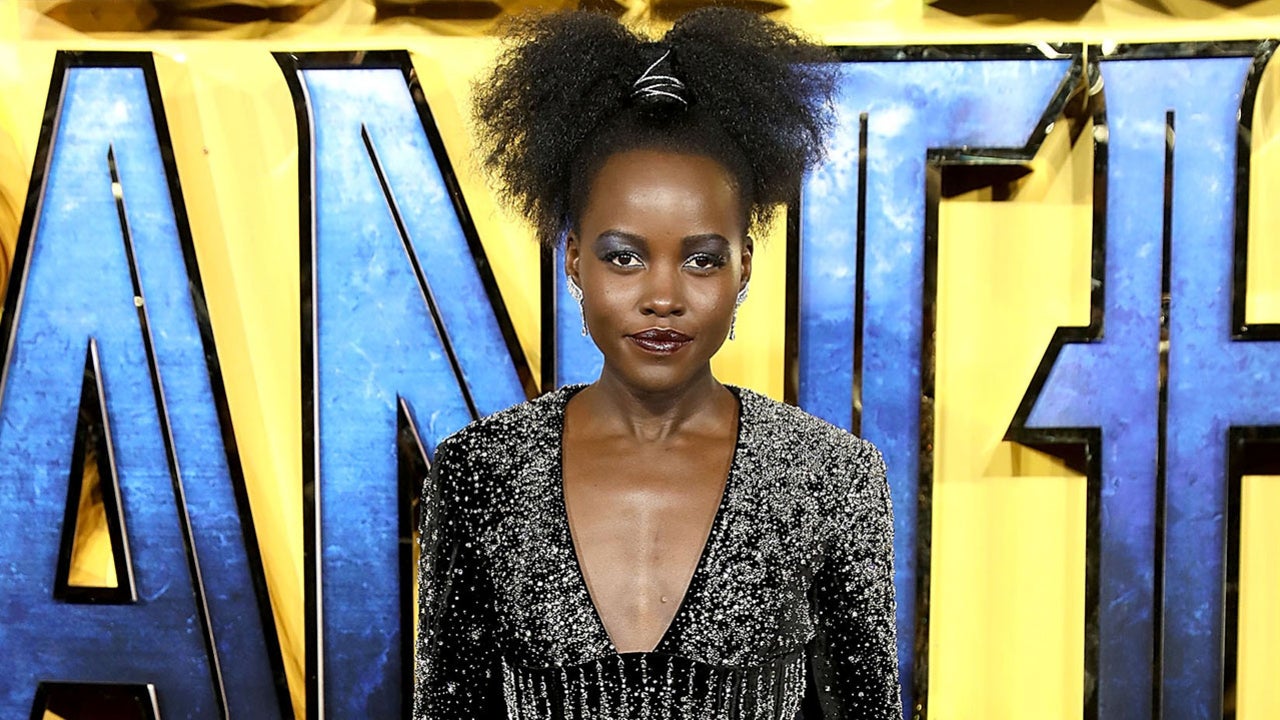 Lupita Nyong'o at Black Panther premiere in London