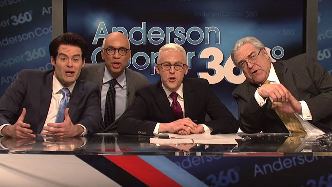 Bill Hader, Fred Armisen, Alex Moffat and John Goodman on 'Saturday Night Live'