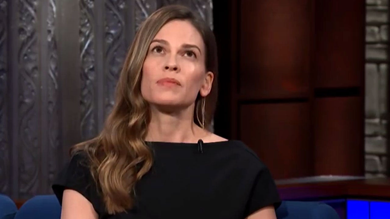 Hilary Swank Late Show