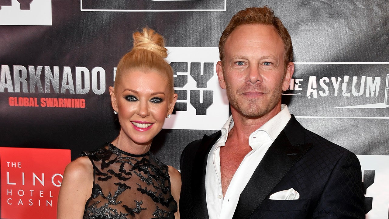 Tara Reid and Ian Ziering