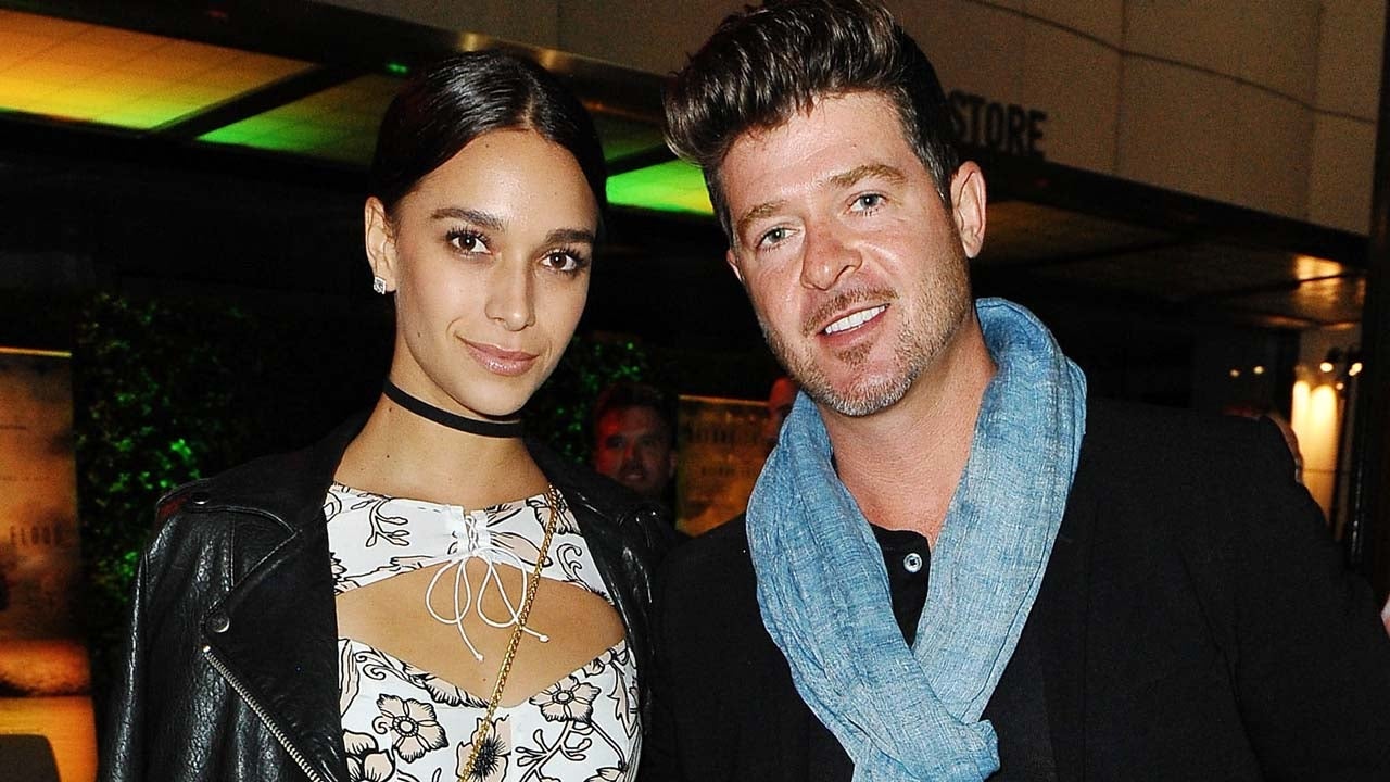 April Love Geary and boyfriend Robin Thicke