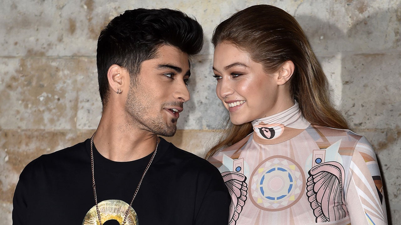 Zayn Malik and Gigi Hadid at Paris Fashion Week