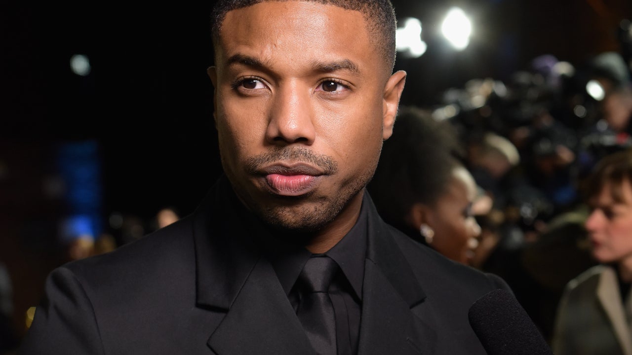 Michael B Jordan attends the European Premiere of Marvel Studios' 'Black Panther' at the Eventim Apollo, Hammersmith on February 8, 2018 in London, England.