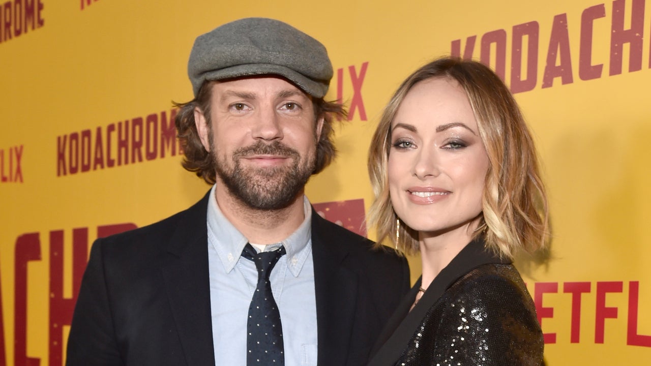 Jason Sudeikis and Olivia Wilde at premiere of Netflix's 'Kodachrome' 