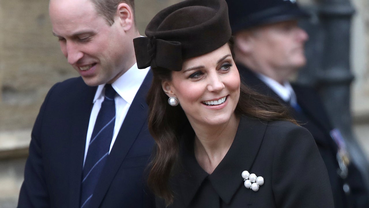 Kate Middleton and Prince William on Easter