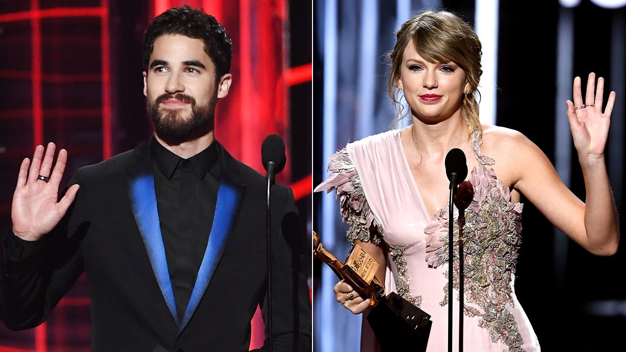 Darren Criss and Taylor Swift