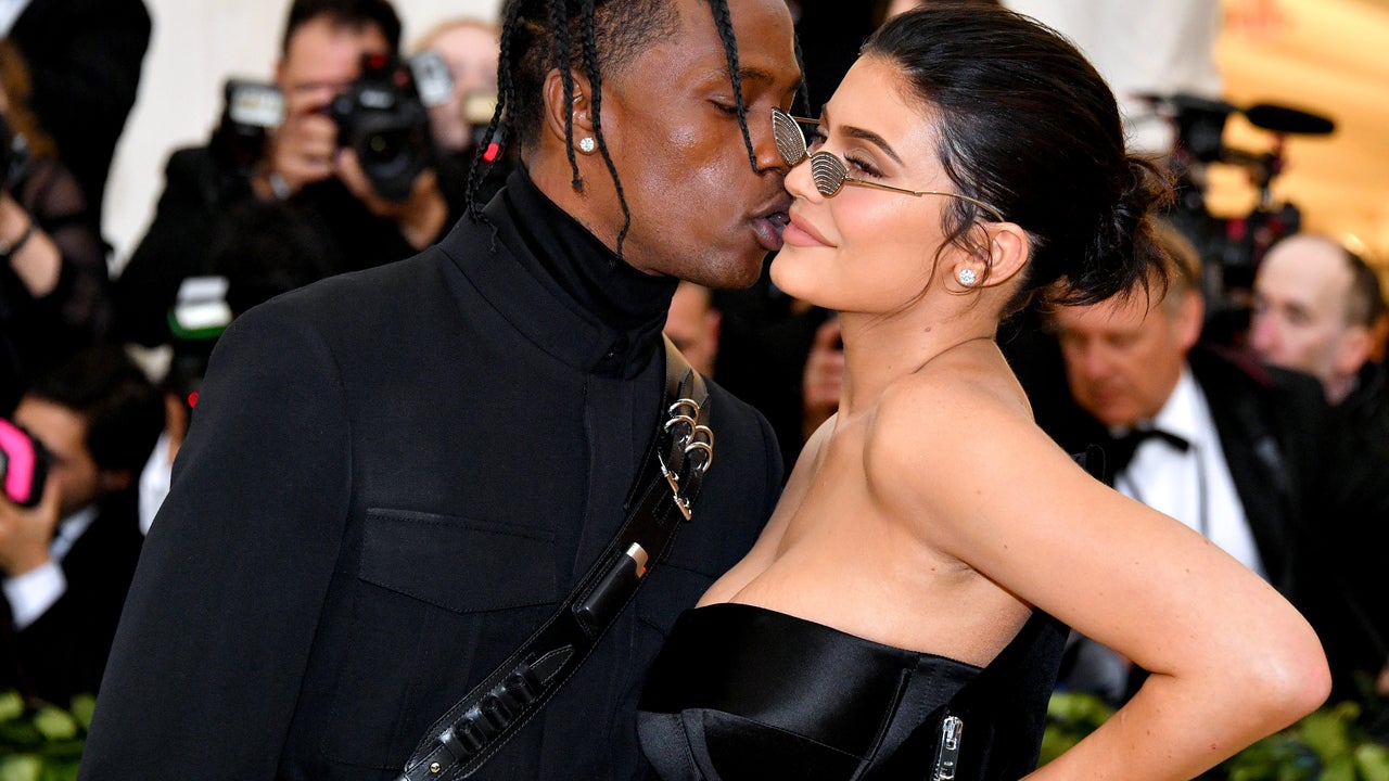 Travis Scott and Kylie Jenner at 2018 Met Gala