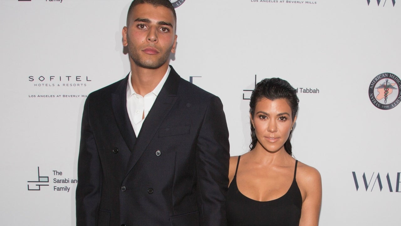 Younes Bendjima and Kourtney Kardashian 