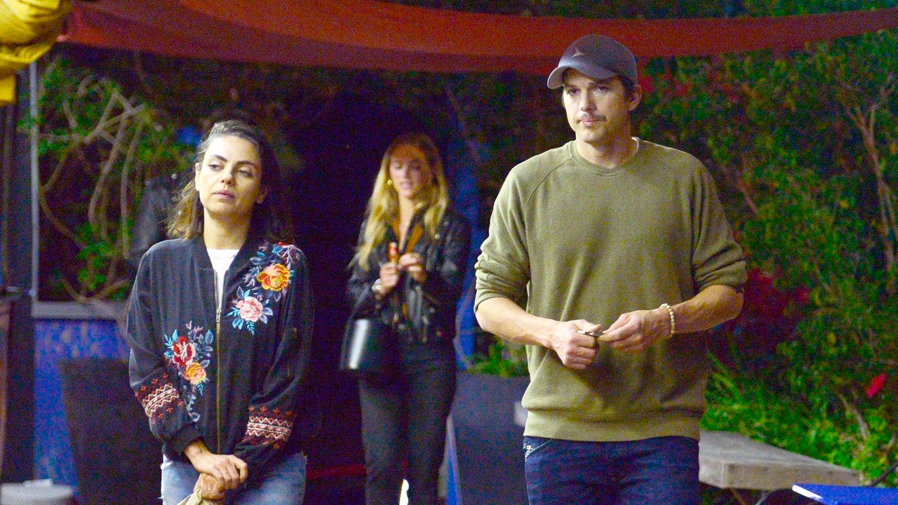 Mila Kunis and Ashton Kutcher in Los Angeles on May 21, 2018.
