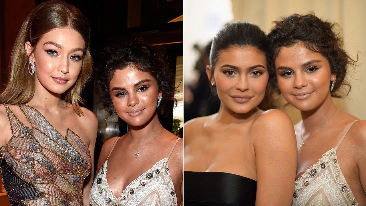 Gigi Hadid, Kylie Jenner and Selena Gomez