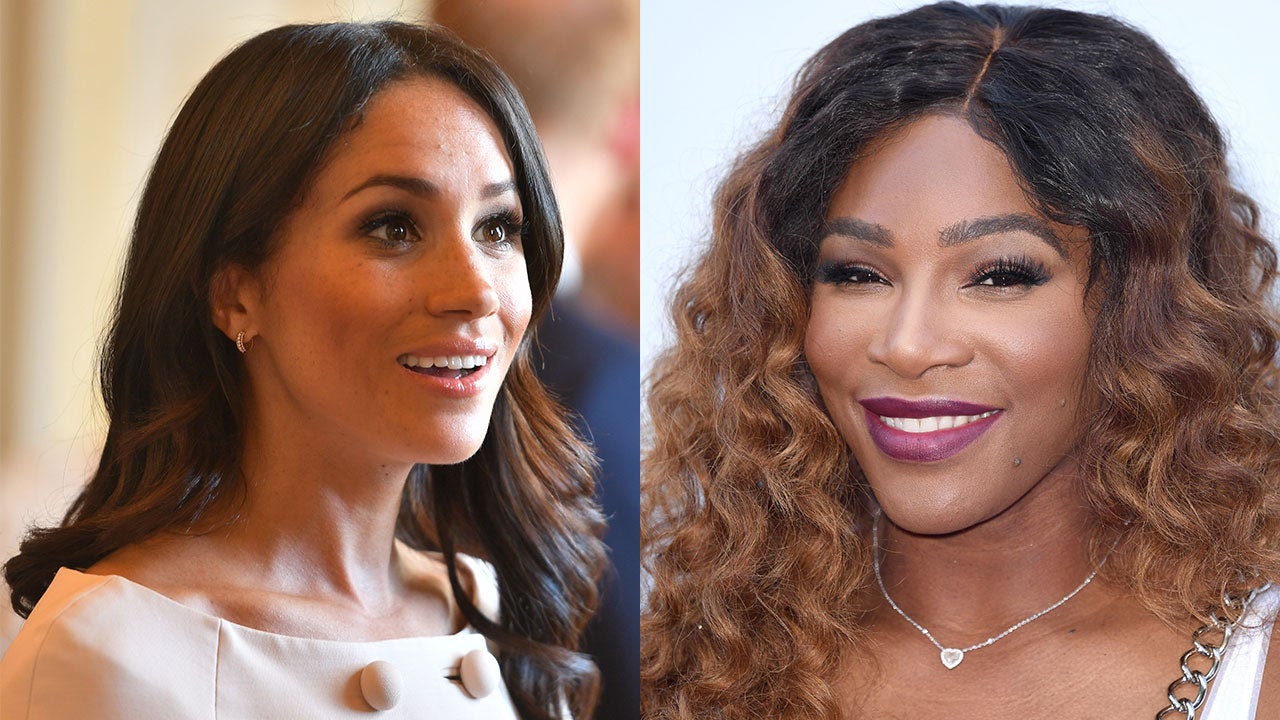 Meghan Markle and Serena Williams