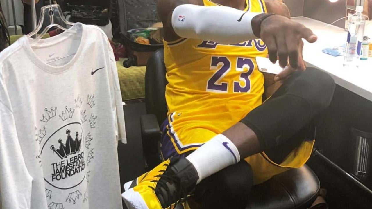 ESPN Los Angeles - Should this be the Lakers throwback jersey? (via LeBron  James/IG) 👀 🏁