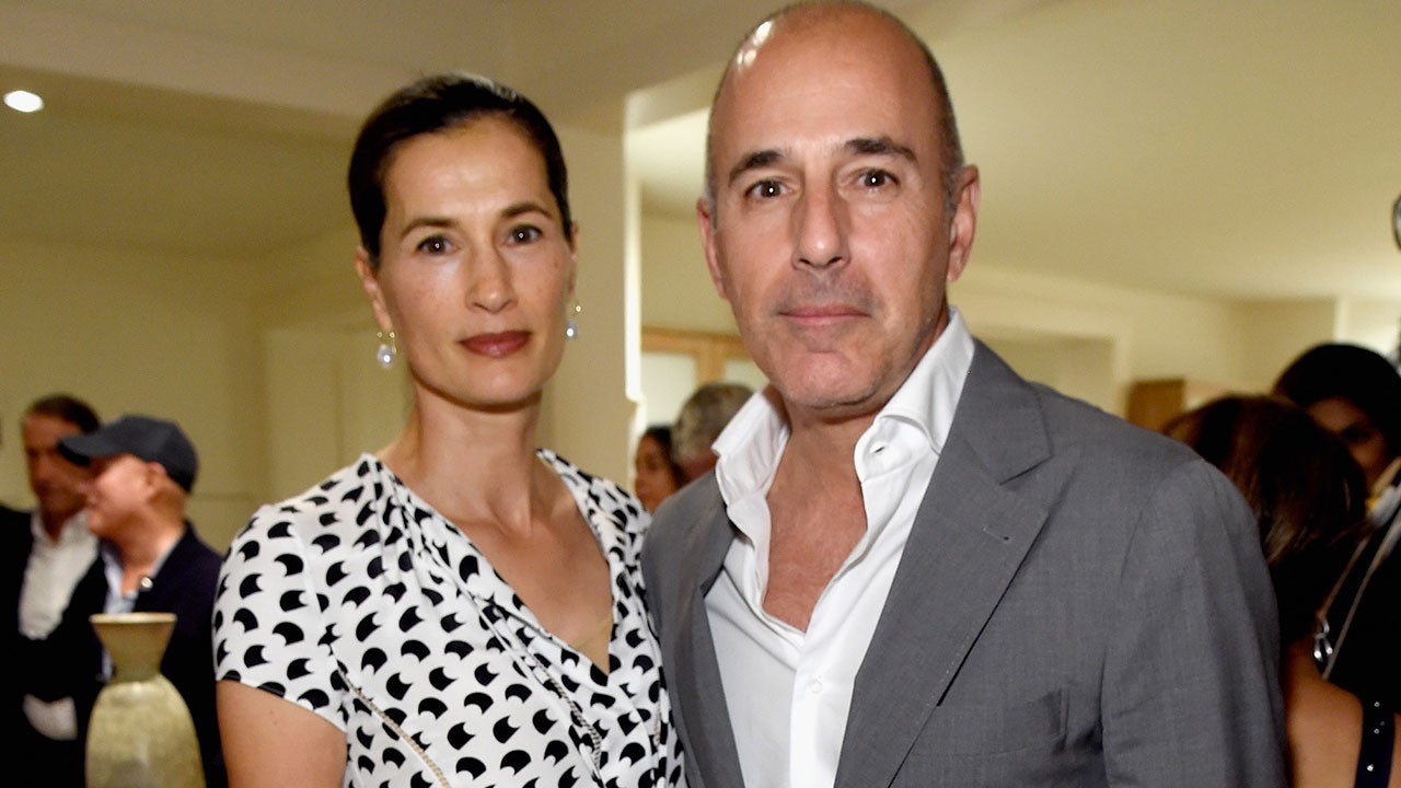 Matt Lauer and Annette Roque