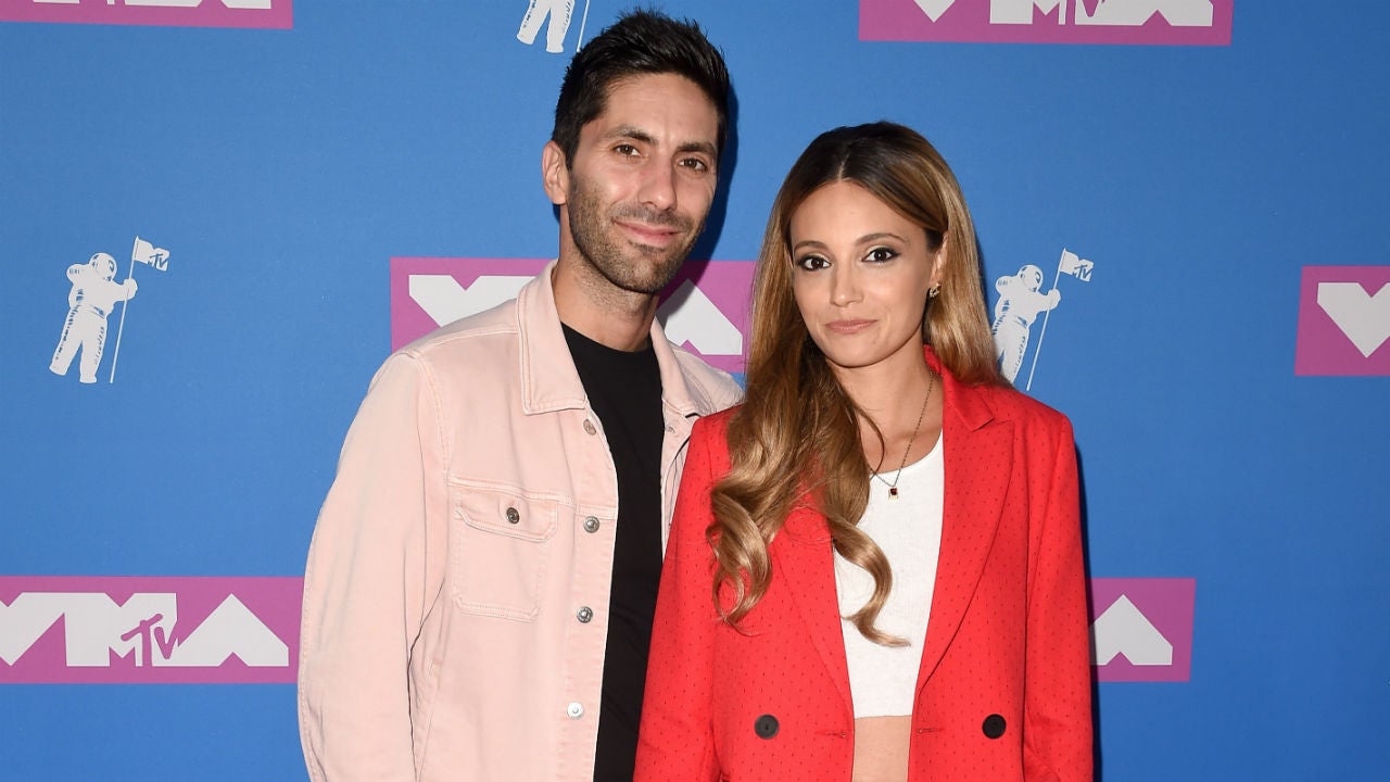 Nev Schulman and Laura Perlongo at  2018 MTV Video Music Awards