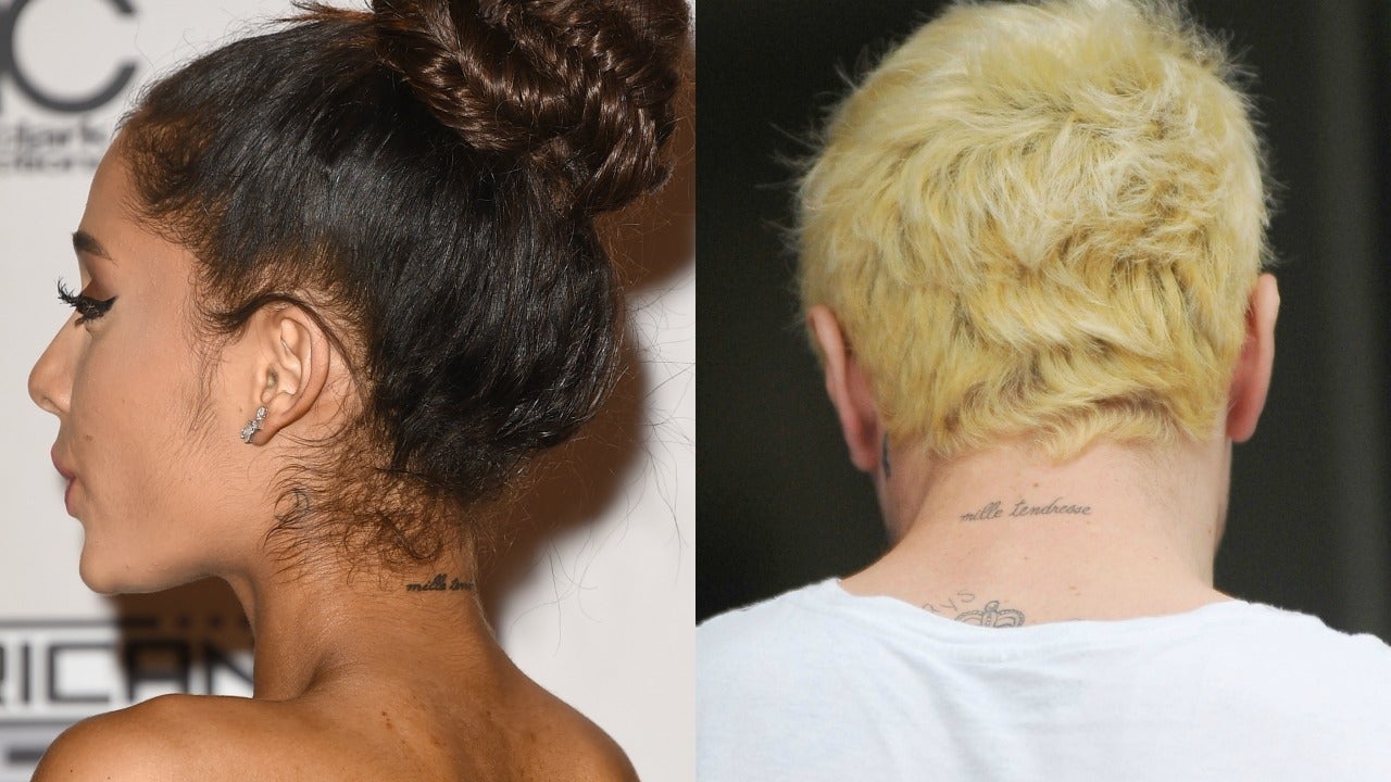 All the tattoos Pete Davidson got but covered up including tributes to ex  Ariana Grande before dating Kim Kardashian  The US Sun