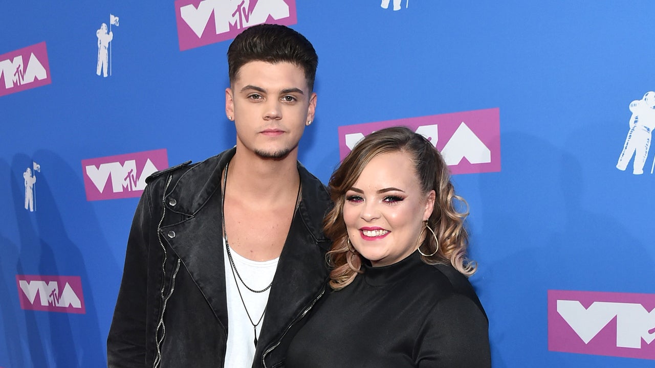 Tyler Baltierra and Catelynn Lowell at the 2018 MTV Video Music Awards