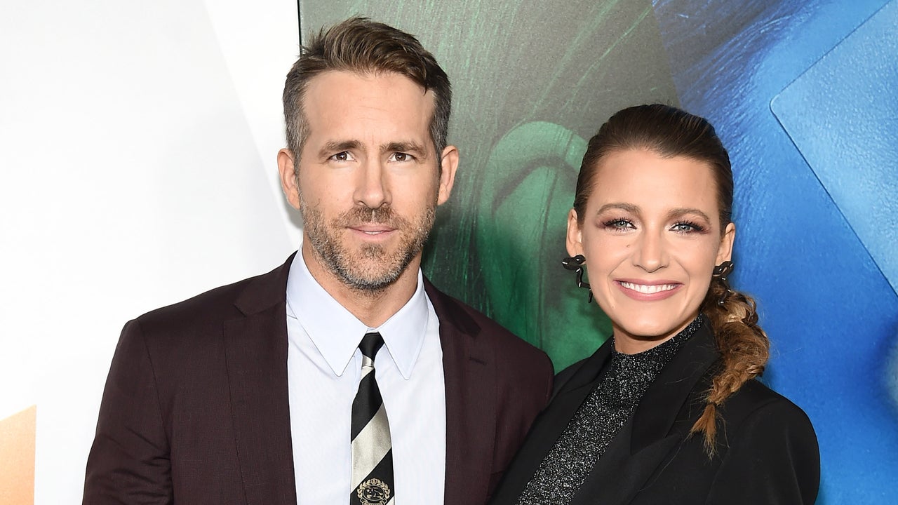 Ryan Reynolds and Blake Lively at a simple favor premiere in nyc