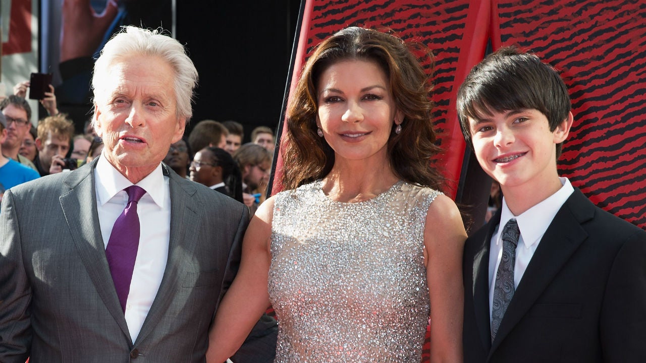 Michael Douglas, Catherine Zeta-Jones, Dylan Douglas