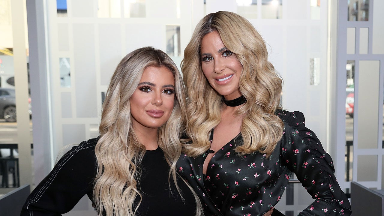 Brielle Biermann and Kim Zolciak