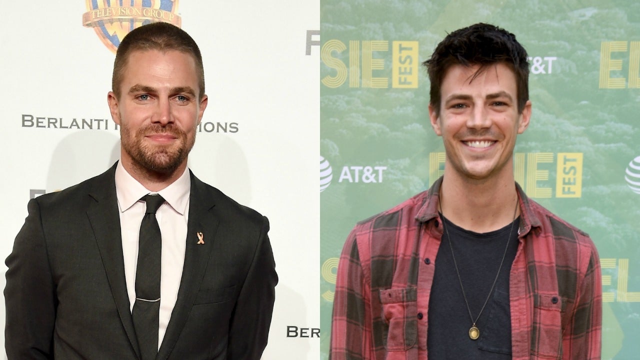 Grant Gustin, Stephen Amell