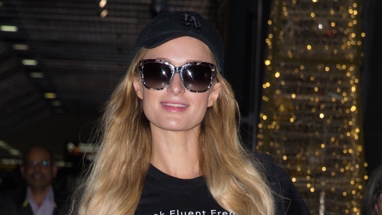 Paris Hilton at airport