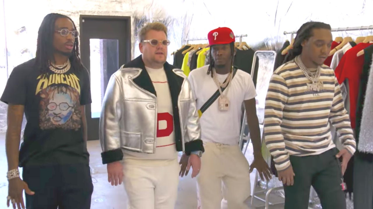 Migos and James Corden