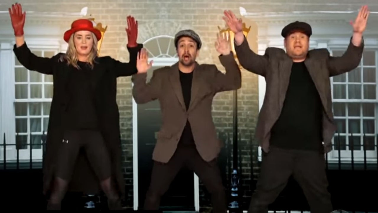 Emily Blunt Lin-Manuel Miranda James Corden