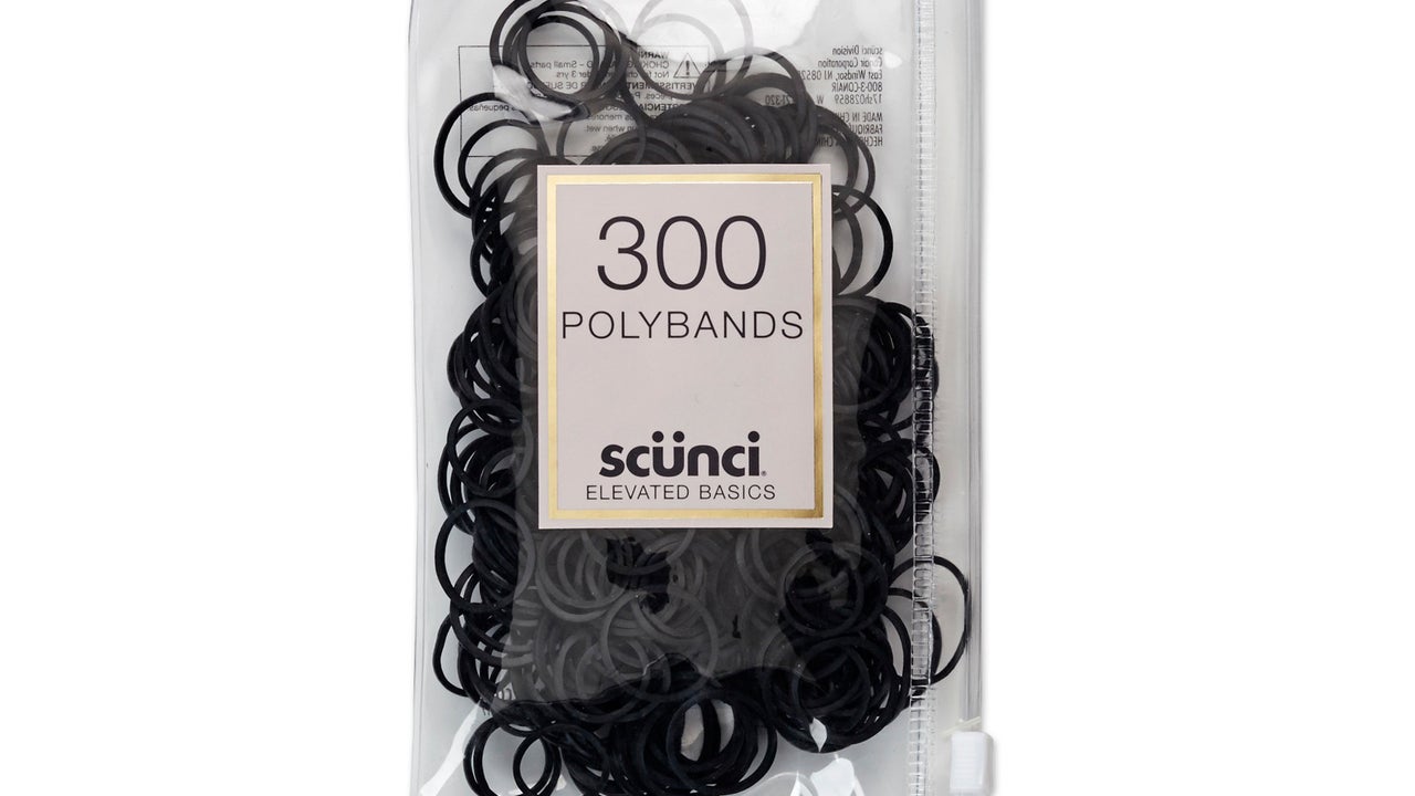 Scunci Small Black Rubber Bands