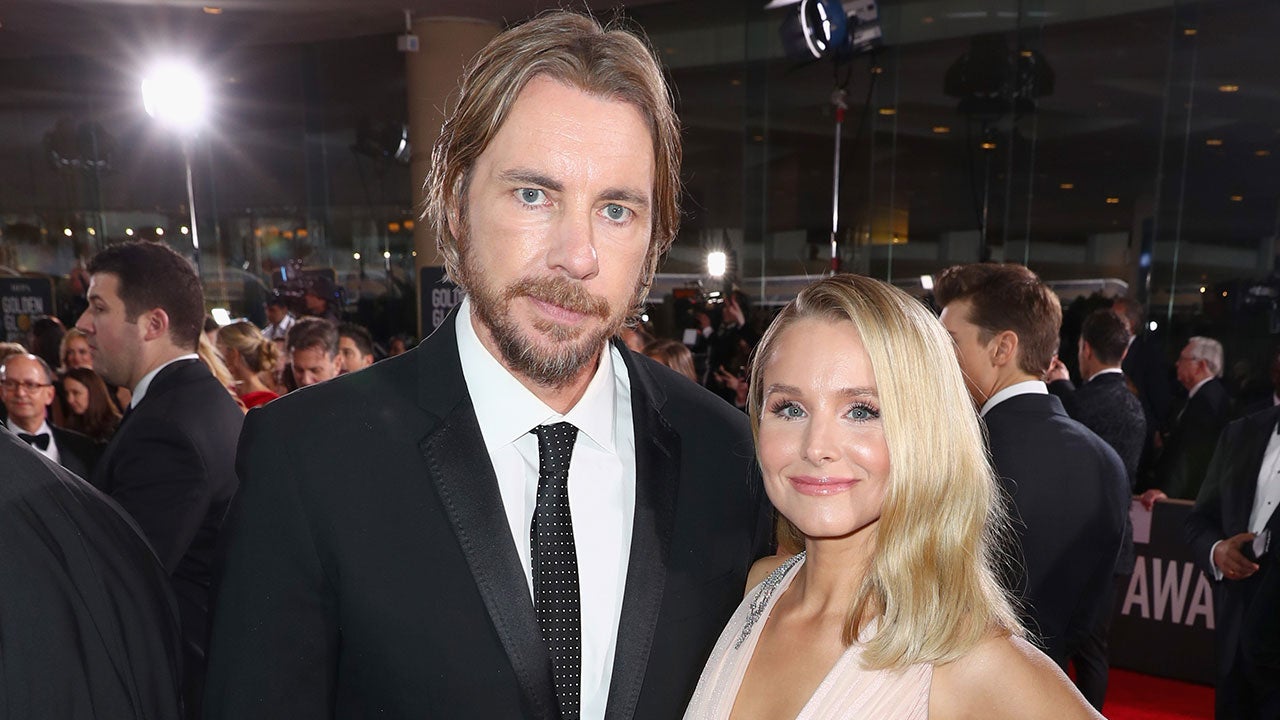 Dax Shepard and Kristen Bell at 2019 golden globes