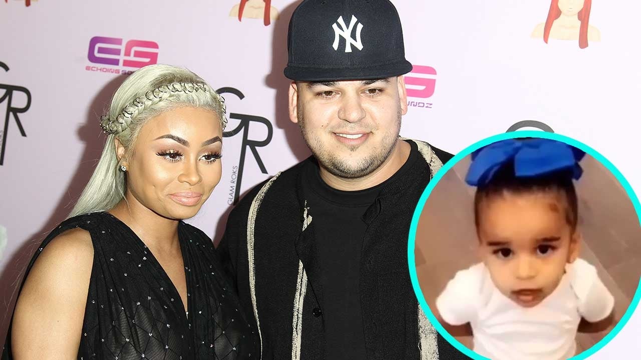 Blac Chyna and Rob Kardashian with daughter Dream Kardashian (inset)