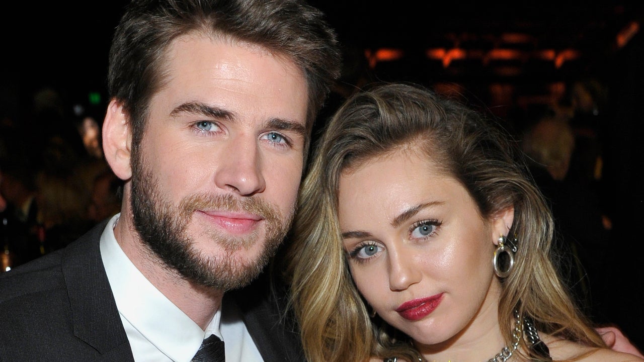 Liam Hemsworth and Miley Cyrus at 2019 g'day usa gala