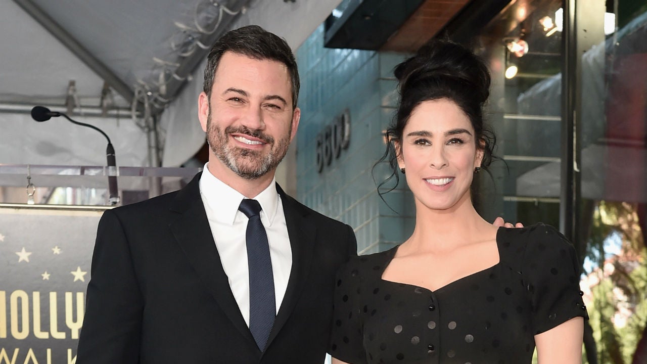 Jimmy Kimmel and Sarah Silverman