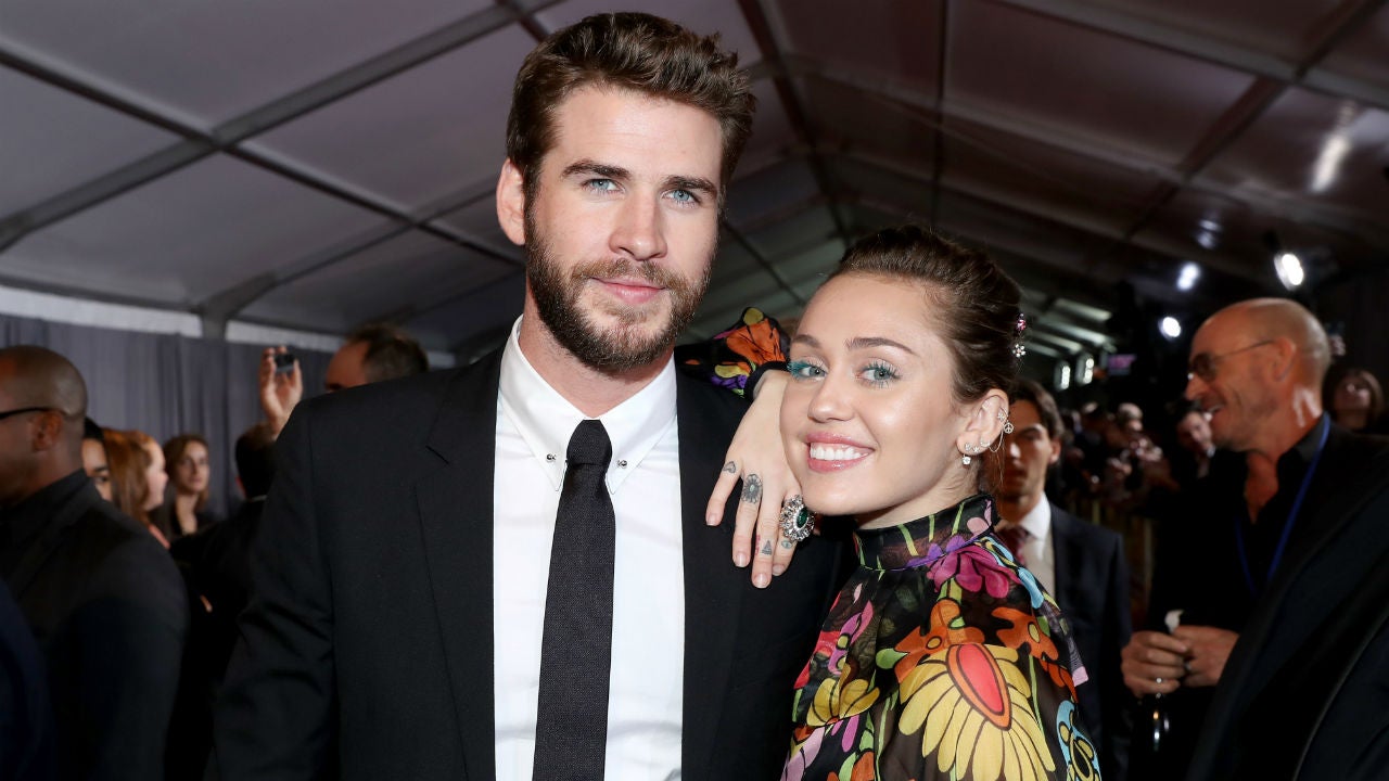 Liam Hemsworth and Miley Cyrus