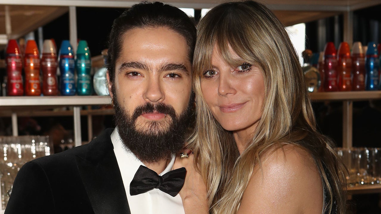 Tom Kaulitz and Heidi Klum attend the 27th annual Elton John AIDS Foundation Academy Awards Viewing Party 