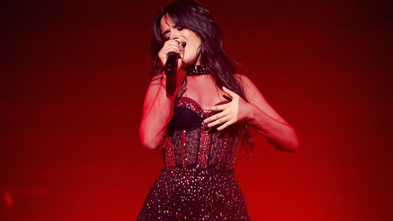 Camila Cabello performing at Orpheum Theatre in LA