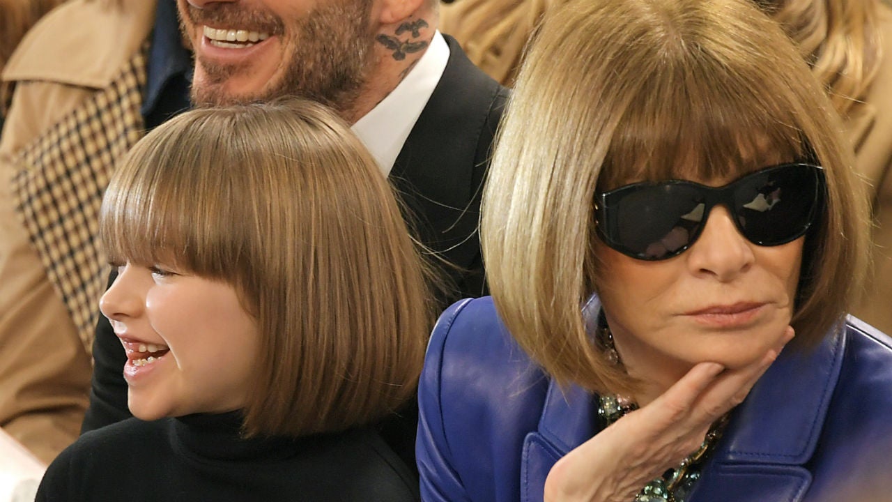 Harper Beckham & Anna Wintour