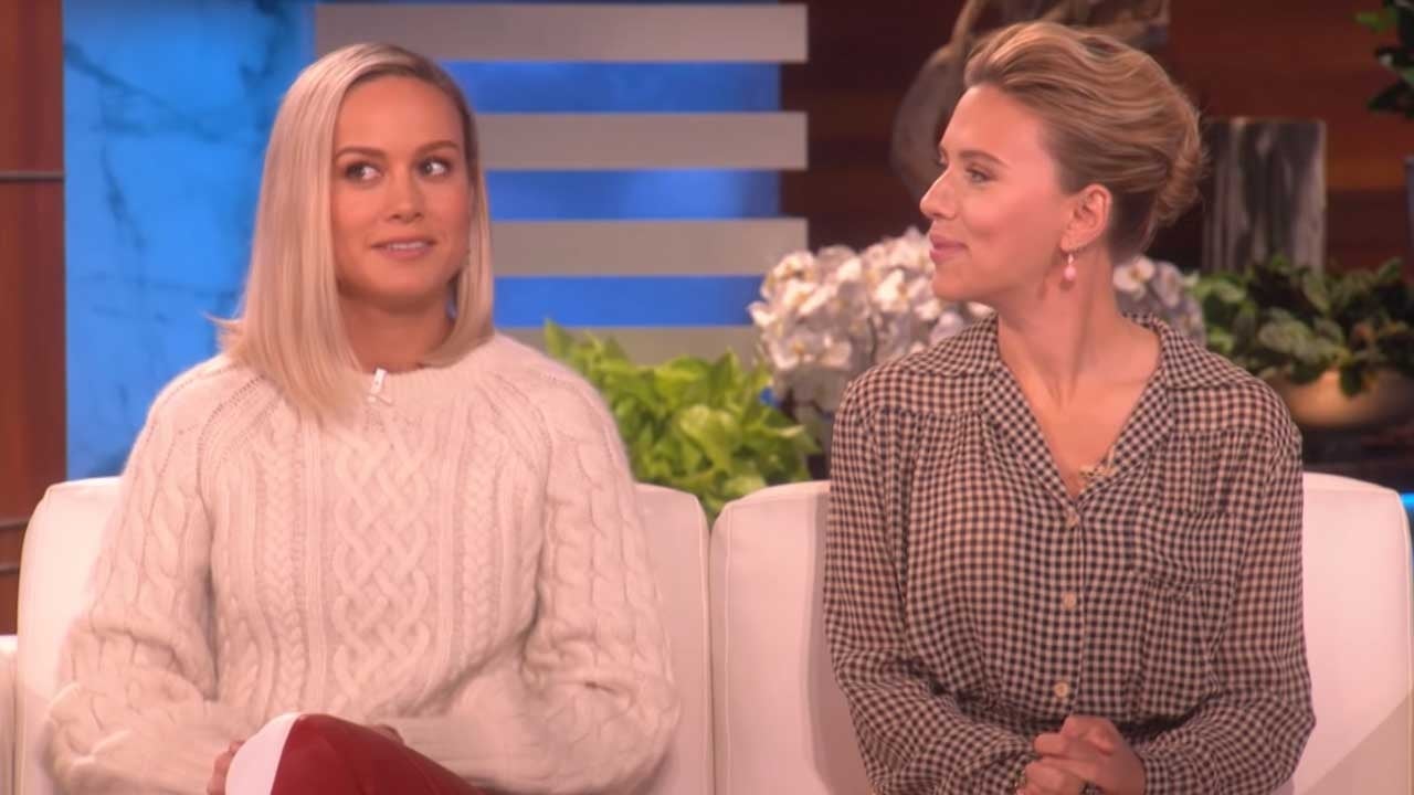 Brie Larson and Scarlett Johansson on 'Ellen'