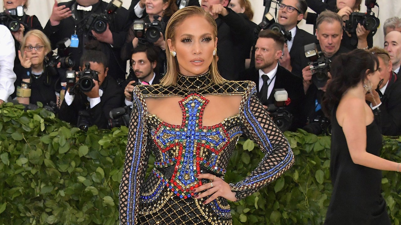 Jennifer Lopez Silver Dress Met Gala 2019