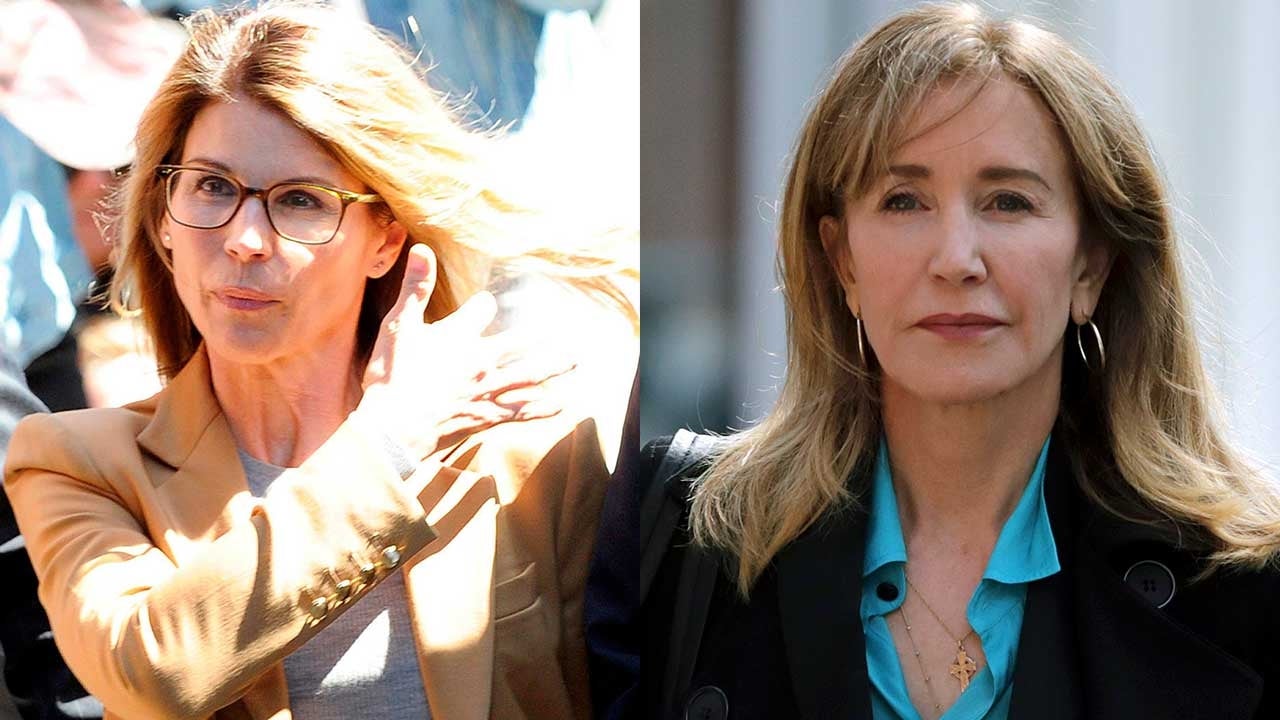 Lori Loughlin And Felicity Huffman Arrive At Court After Being Charged ...