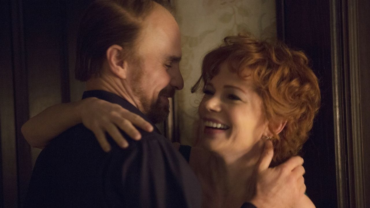 Michelle Williams and Sam Rockwell as Gwen Verdon and Bob Fosse