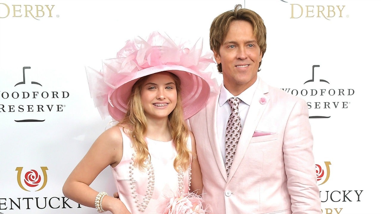 Dannielynn Birkhead and Larry Birkhead Kentucky Derby 2019