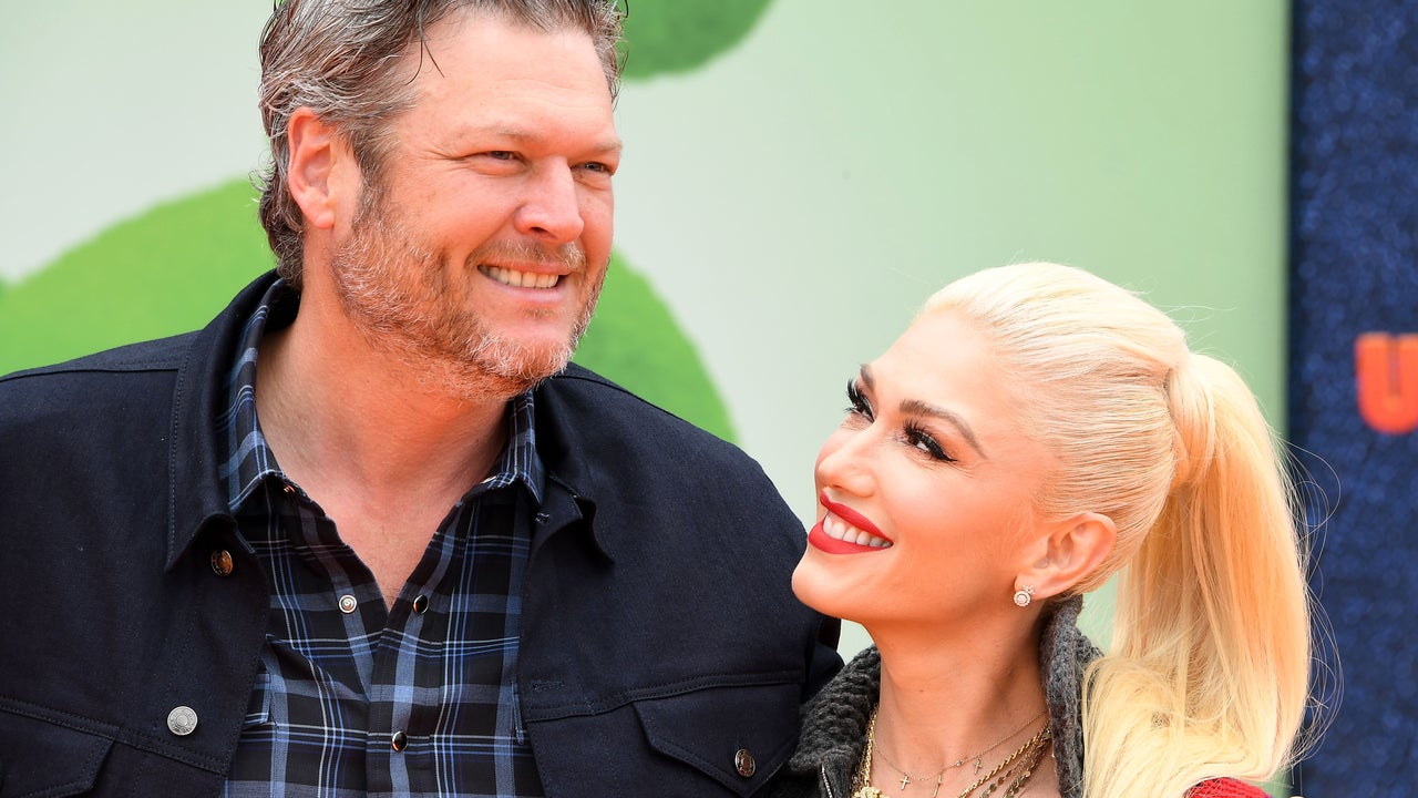 Blake Shelton and Gwen Stefani at uglydolls premiere