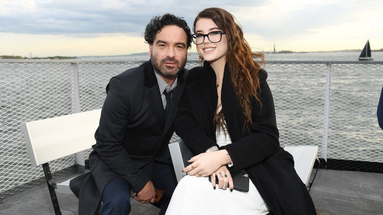 Johnny Galecki and Alaina Meyer