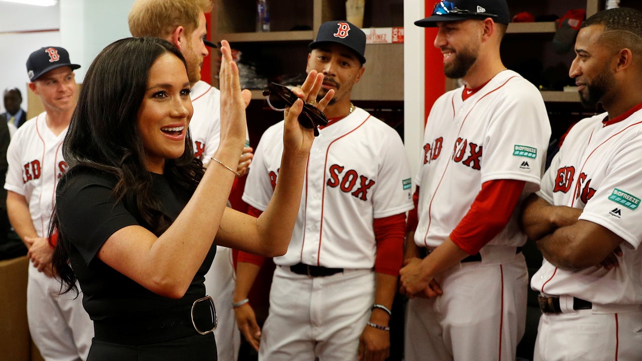 Meghan Markle Attends Baseball Game in London with Prince Harry