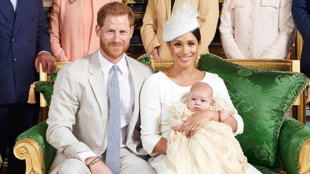 Prince Harry Meghan Markle Archie Christening