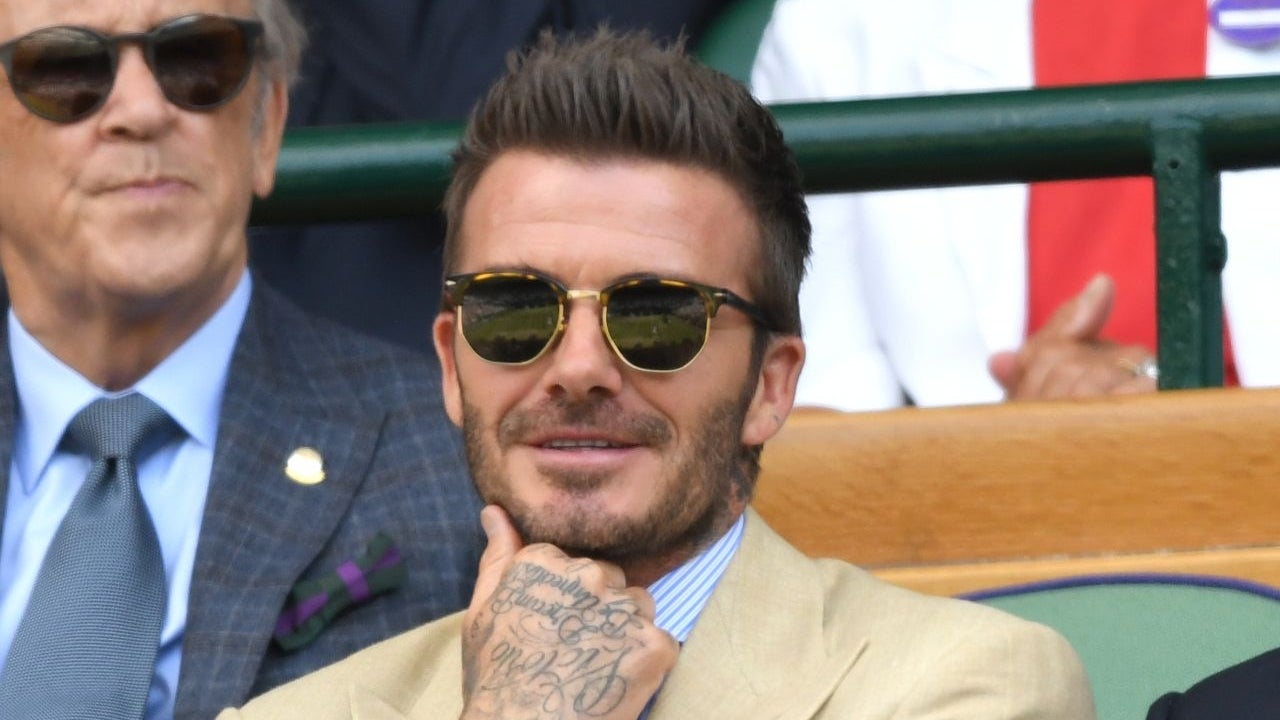 David Beckham at Wimbledon