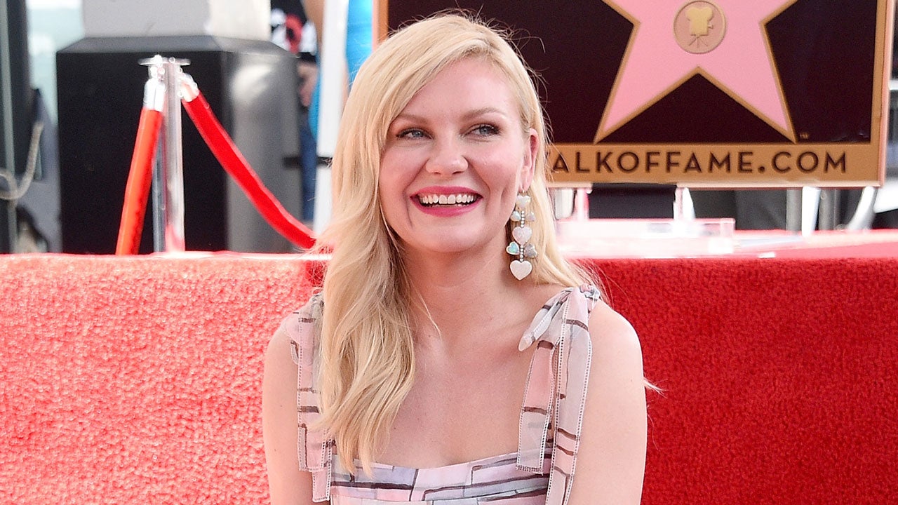 kirsten dunst at walk of fame