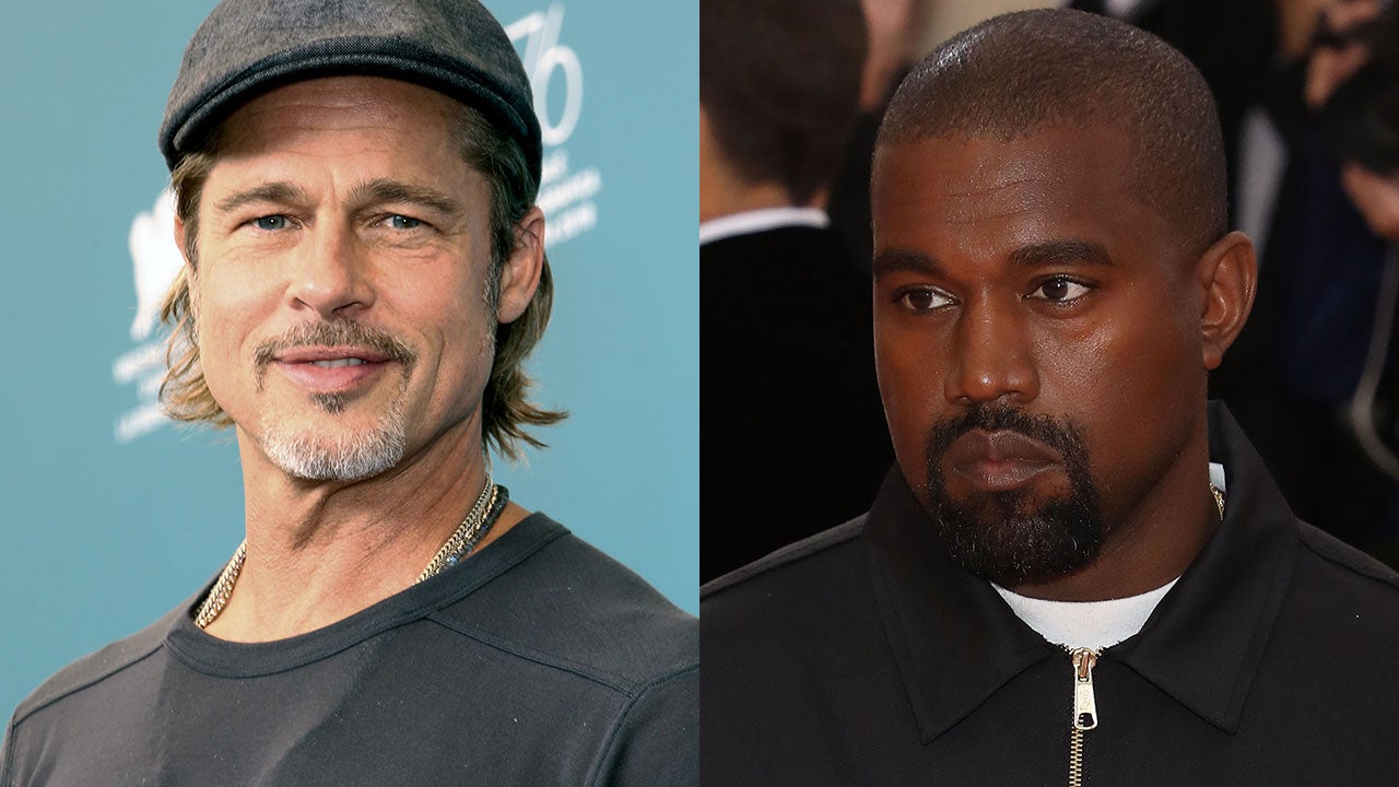 Brad Pitt and Kanye West