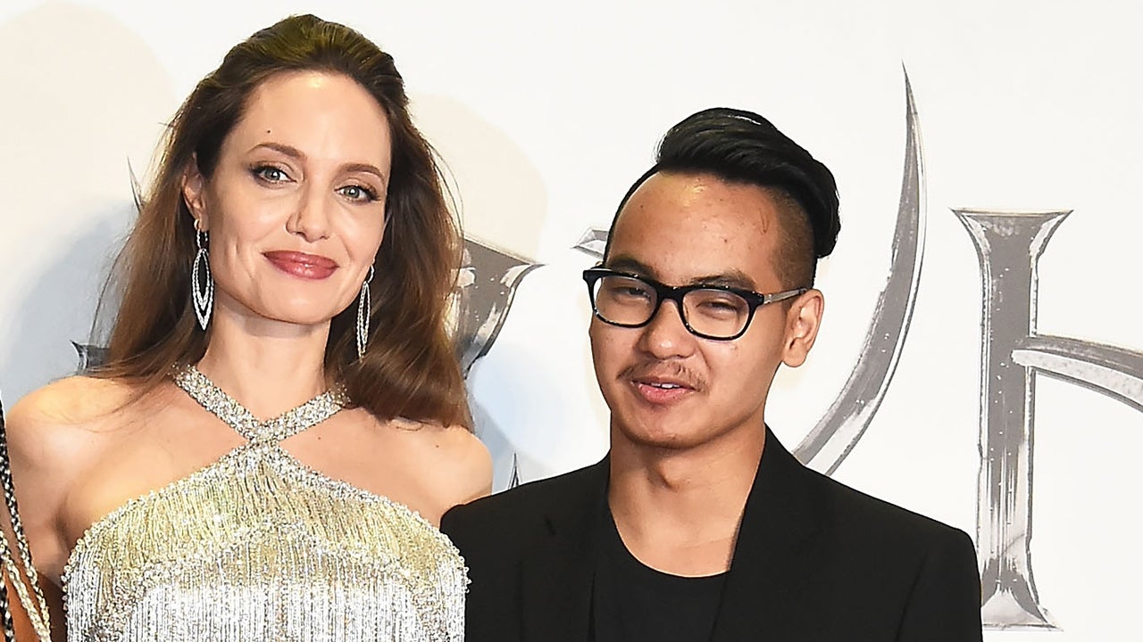 Angelina Jolie Reunites With Son Maddox At 'Maleficent 2' Premiere In ...