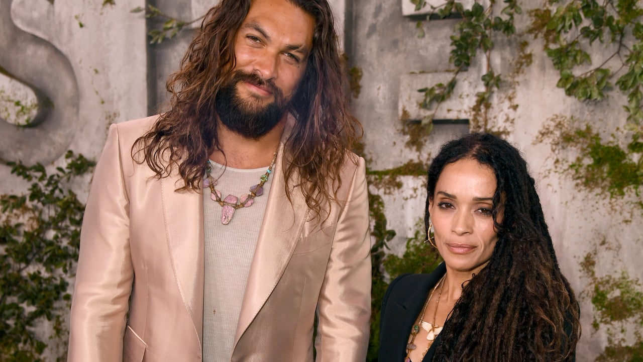 Jason Momoa and Lisa Bonet at see premiere